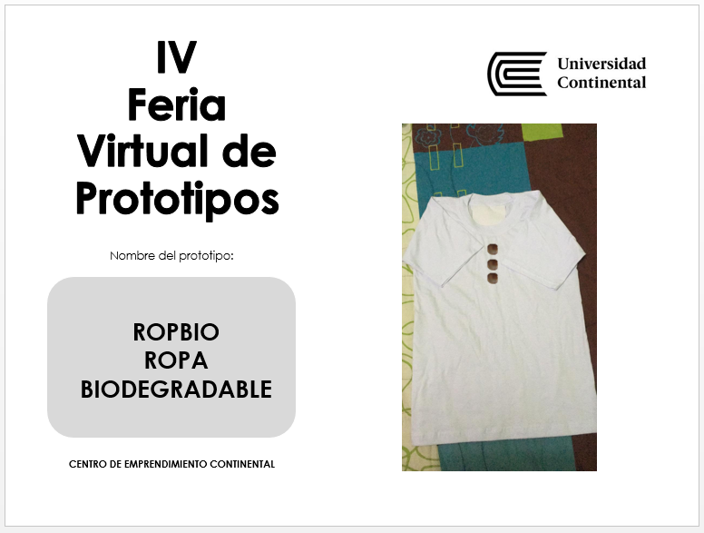 ROPBIO ROPA BIODEGRADABLE - Growth Center Continental